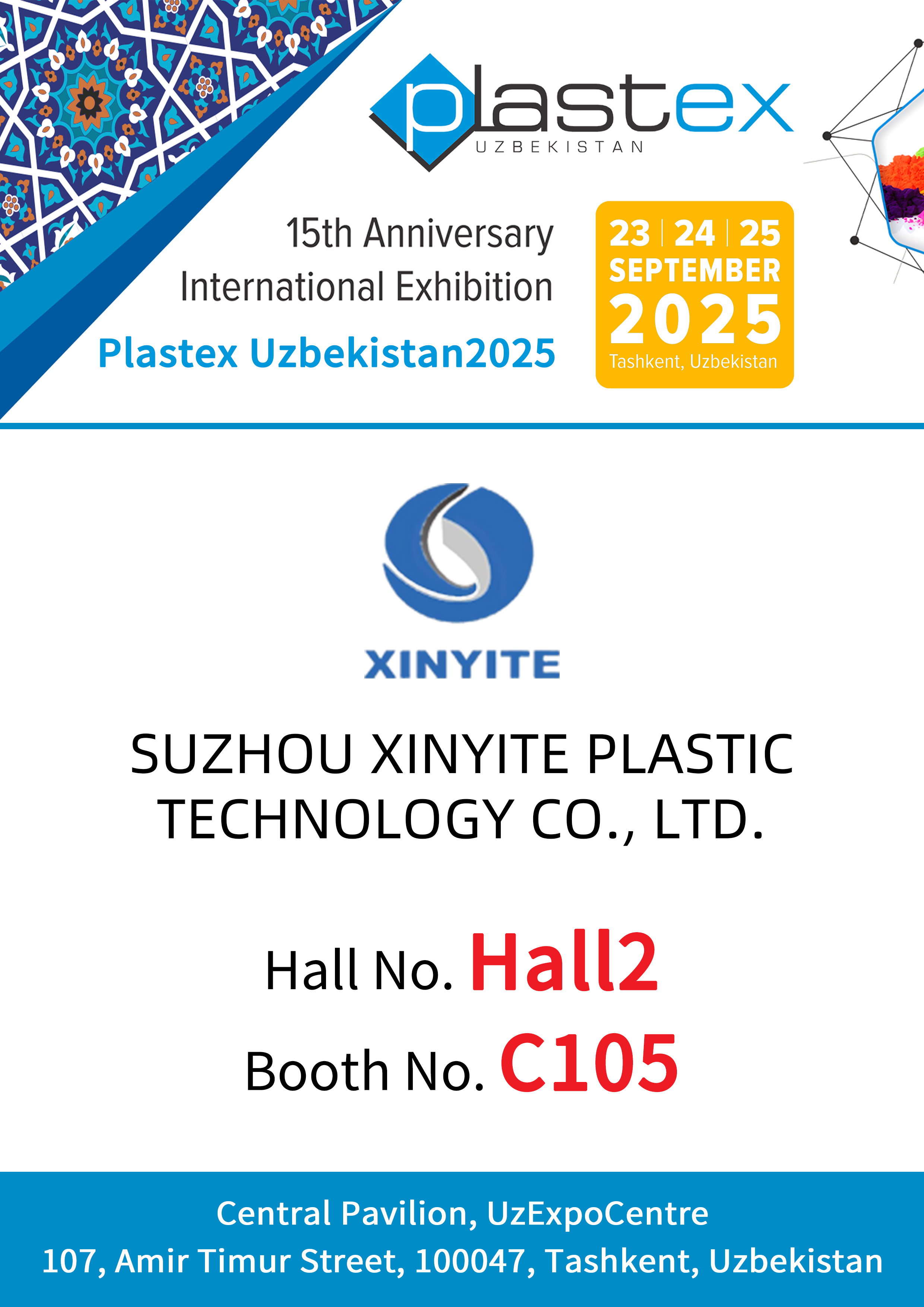 Exposición Invitación-PLASTEX Uzbekistán 2025